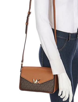 michael kors braided grommet small bag logo print fabric|Sylvia Small Signature Logo Crossbody Bag .